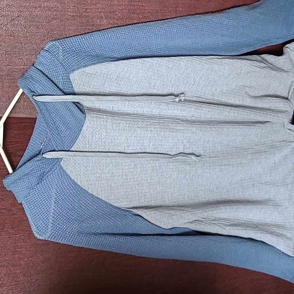 CATO Waffle Knit Sweatshirt Top